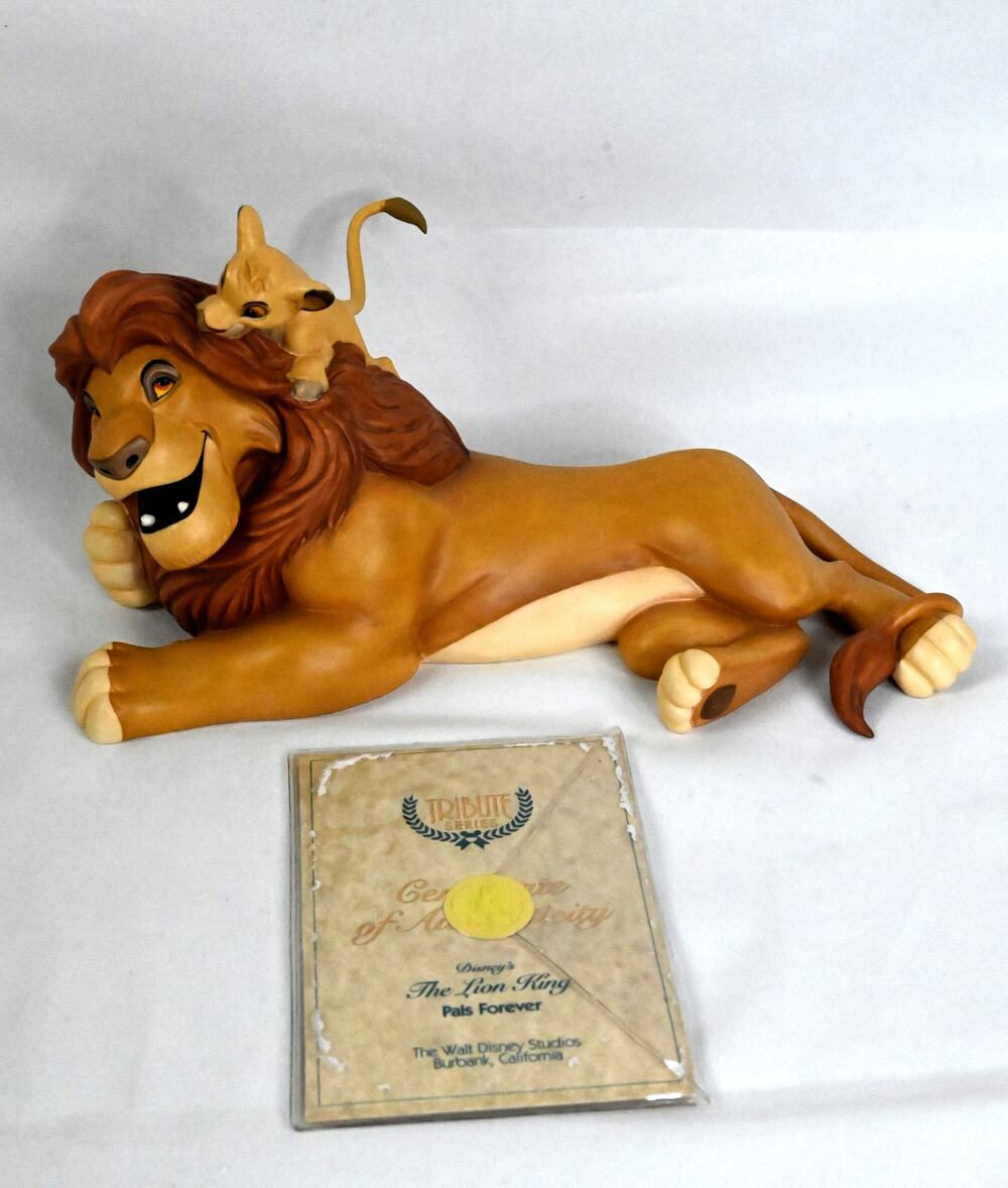 Disney WDCC The Lion King Tribute Series Pals Forever w/Box COA 1995